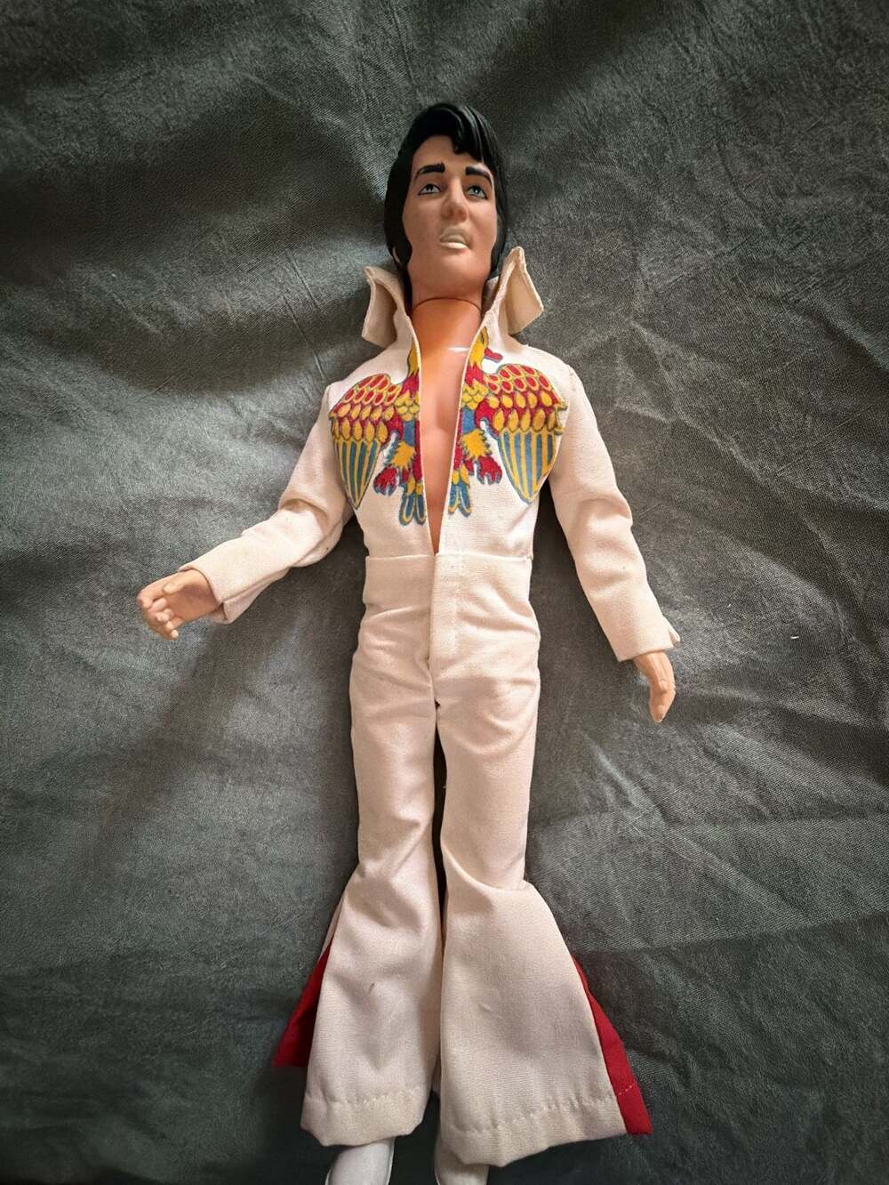 1984 Elvis Presley Collectible Doll with Eagle Jumpsuit